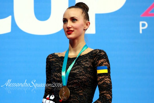 Anna Rizatdinova sul podio